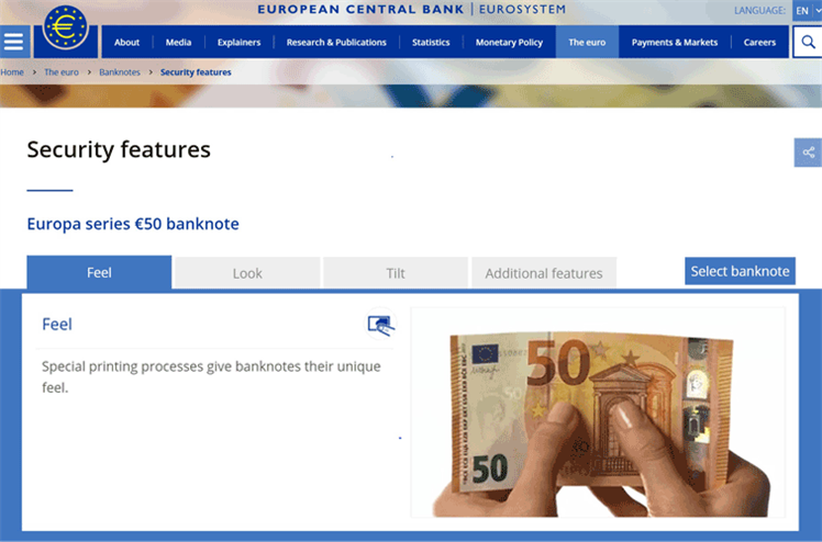 €50 Banknote FLT Image €50 Banknote FLT Image