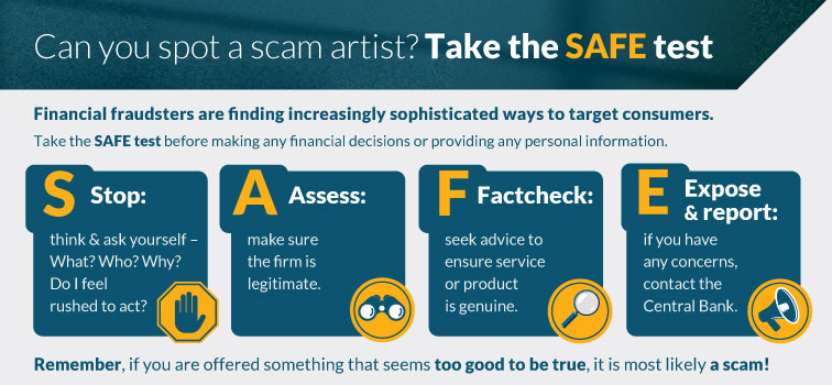 Can you spot a scam artist? Take the SAFE test