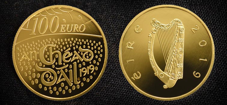 100 Years Dail Coin - 100 Euro Coin 100 Years Dáil Coin - 100 Euro Coin